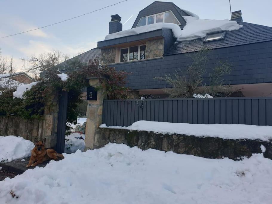 Chalet De 5 Habitaciones En La Sierra De Madrid El Olivo De Miraflores ميرافلوريس ذي لا ثييرا المظهر الخارجي الصورة